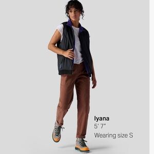 Stoic reversible polar fleece/nylon vest